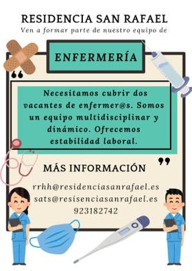 Se necesitan enfermer@s