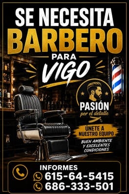 se necesita barbero
