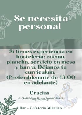 Se busca camarera/o
