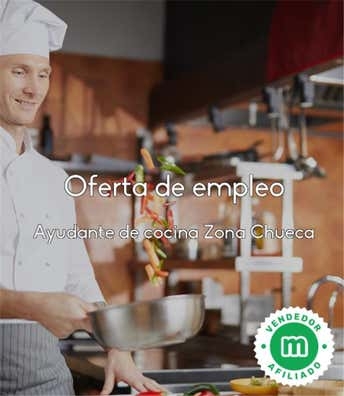 Ayudante de camarero/a en Chueca