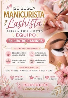 Se busca MANICURISTA