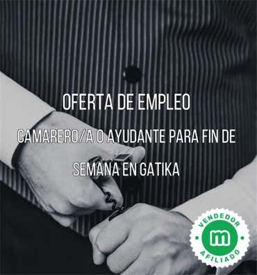 Ayudante de camarero/a en Gatika