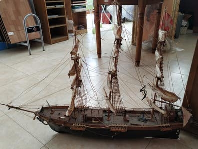 Maqueta antigua de Barco de vela