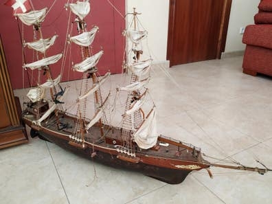 Maqueta antigua de Barco de vela