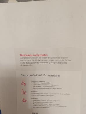 Buscamos Comerciales