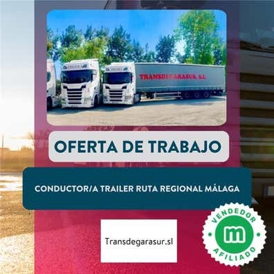 CONDUCTOR/A TRAILER RUTA REGIONAL MÁLAGA