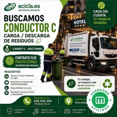 Conductor C- Residuos Carga-Descarga