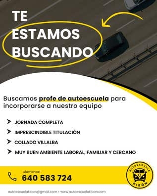 Profesor de autoescuela