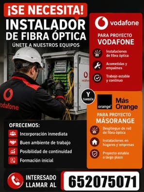 se busca técnico para dos operadoras