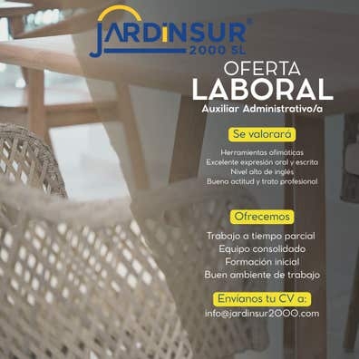 Auxiliar Administrativo/a con Inglés