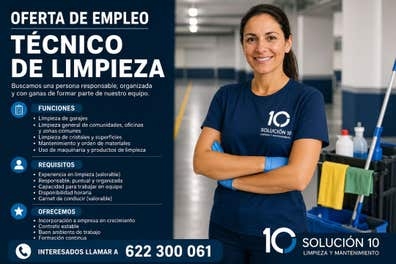 Tecnico de Limpieza / ARANJUEZ