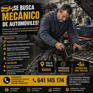 Se Busca Mecanico