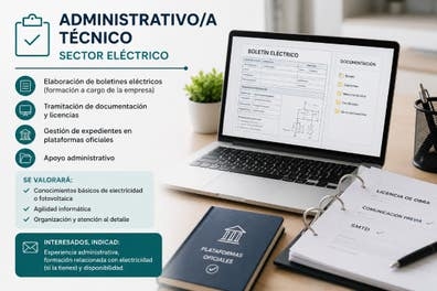 Administrativa/o sector electricidad