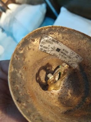 lamparas vintage labada con jabón una es