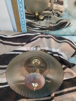 lamparas vintage labada con jabón una es
