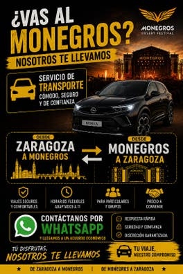 taxi - chofer monegros