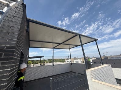 Trabajo para pergolas para paneles solar