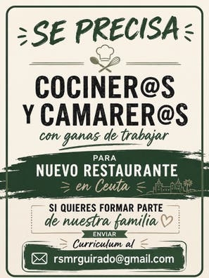 Cocineros y camareros