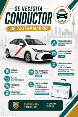 Conductor/a Taxi Madrid