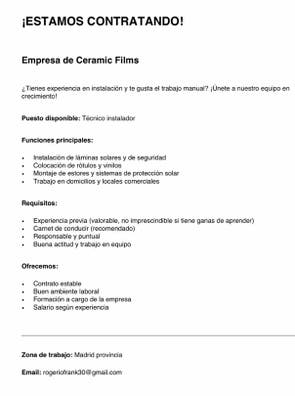 Oferta  empleo.