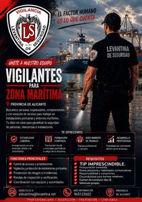 Vigilante de Seguridad, Zona Santa Pola