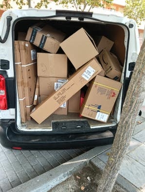 repartidor de paquetería