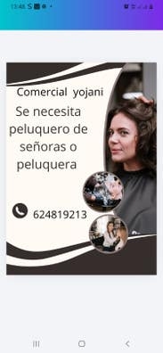 peluquero  de señora o peluquera