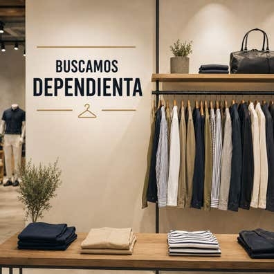 DEPENDIENTA MODA HOMBRE (24H)