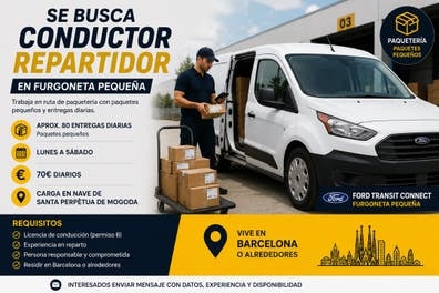 Conductor/ repartidor con experencia