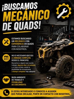 Busco mecanico quad Tenerife Sur