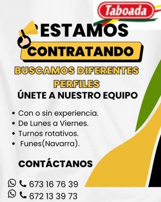 Gran oportunidad laboral