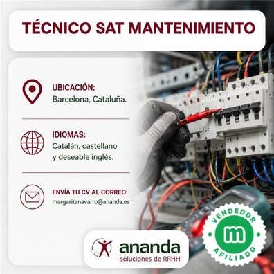TECNICO (H/M) SAT MANTENIMIENTO BARCELON