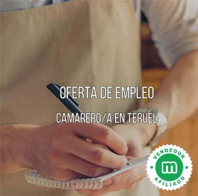 CAMARERO/A EN TERUEL