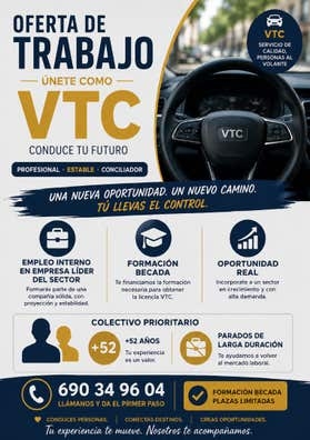 Oferta trabajo VTC +52