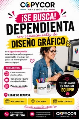 Se necesita diseñador grafico