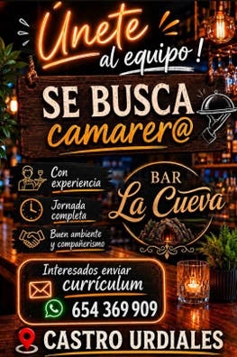 Camarer@ con experiencia