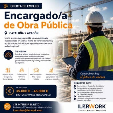 ENCARGADO/A DE OBRA