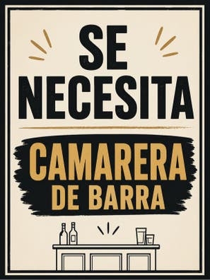 Camarera de barra