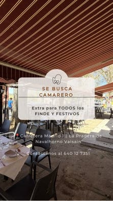 SE BUSCA CAMARERO PARA EXTRA LOS FINDES