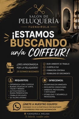 Busco peluquero