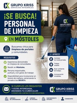 Limpieza comunidades Mostoles