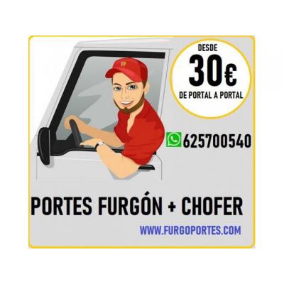 Furgón+Chofer+Portes (625+700540) Traslochi Legazpi