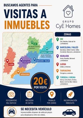 Visitas a inmuebles remuneradas