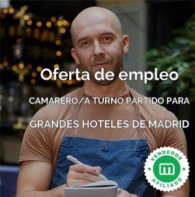 CAMARERO/A EN MADRID (turno partido)