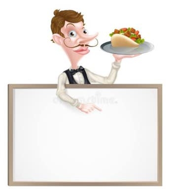 camarero de kebab profesional