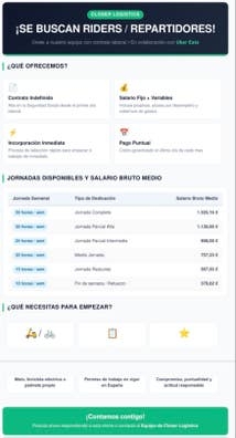 BUSCAMOS REPARTIDORES EN OURENSE