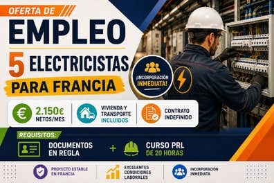 Oficiales de Electricidad – Obra Francia