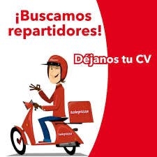 Repartidores moto/coche. Telepizza roses