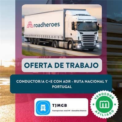 Conductor/a C+E con ADR - Ruta NCL y POR