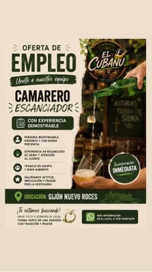 Oferta de empleo !!